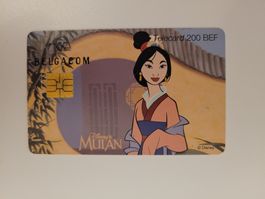 Telefonkarte Belgien "Disney"