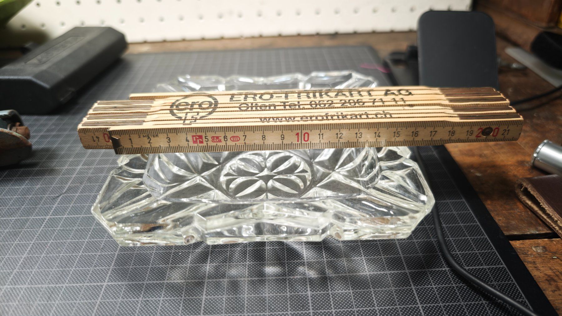 Portacenere: Wunderschöner alter Glas Aschenbecher – Usato da Gelterkinden venduto da MYSTOREFORYOU4460 6