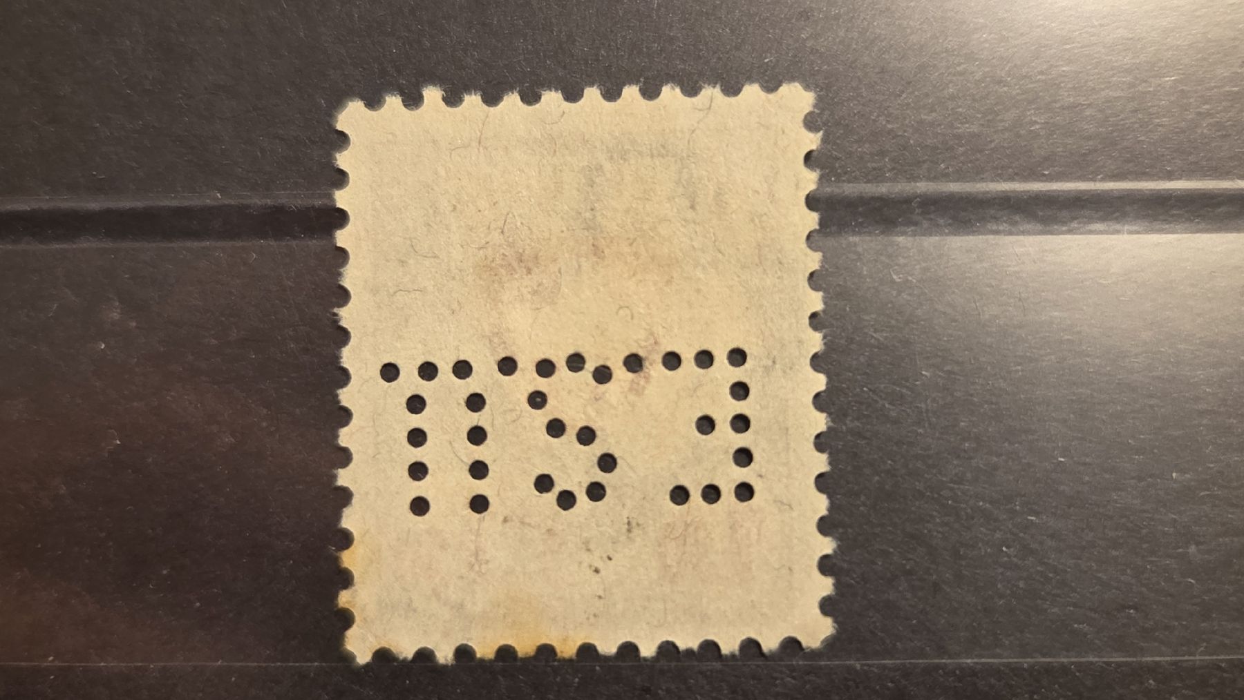 Alle Briefmarken: Perfin  1.50 CHF E.S.U – Gebraucht aus Arni AG von Moth68 1