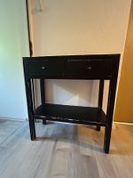 Holzkommode in Schwarz mit Schubladen (Vintage)