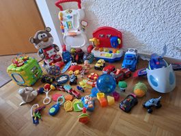 Viele Spielsachen für Babys und Kleinkinder eher für Jungs