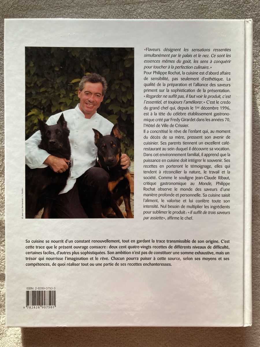 Libri: Flaveurs Philippe Rochat sceau 1er propriétaire exceptionnel – Usato da Chêne-Bourg venduto da Alleex 3