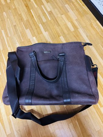 Nava Design Herrentasche, Leder, Top Zustand, Braun