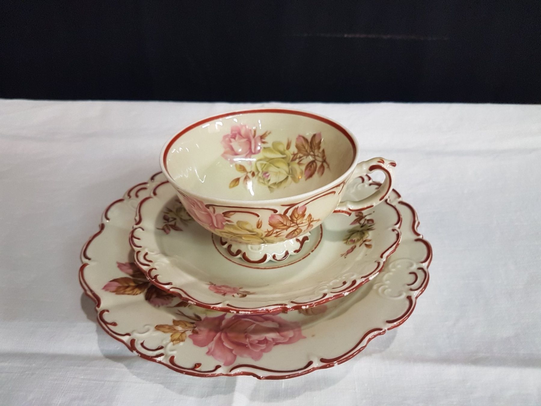 Geschirrsets: 14 Vintage 3-er Gedeck – Gebraucht aus Luzern von Verena19510 8