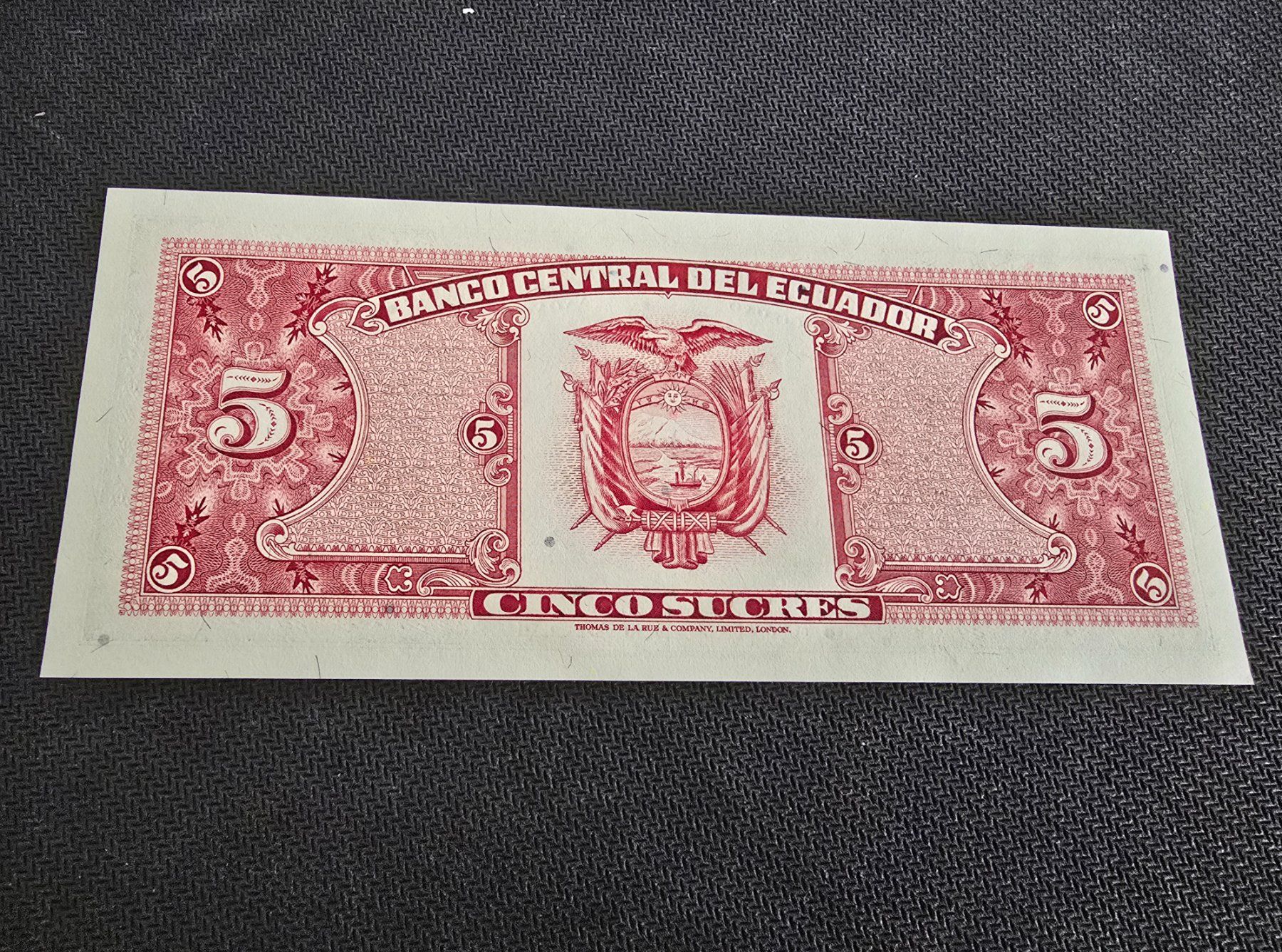 Billets de banque: Billet Équateur 5 – Neuf (Voir description) à Petit-Lancy par Minnie26 1