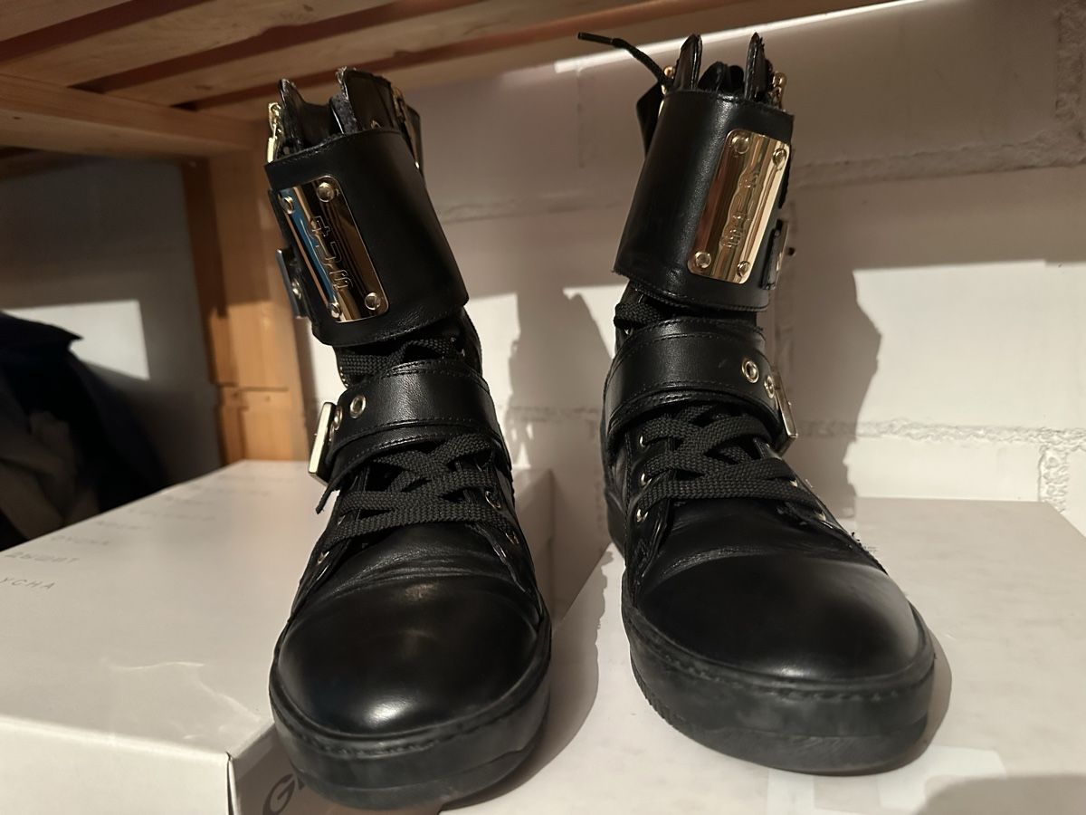 Damenschuhe: Schwarze Leder Boots von Cesare Paciotti, Gr. 36 – Gebraucht aus Dällikon von Sueworld 2