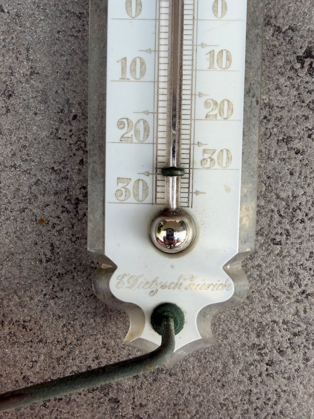 Altro per la casa: Thermometer Antik E. Dietzsch Zürich – Usato da Ennetbaden venduto da miboo 1