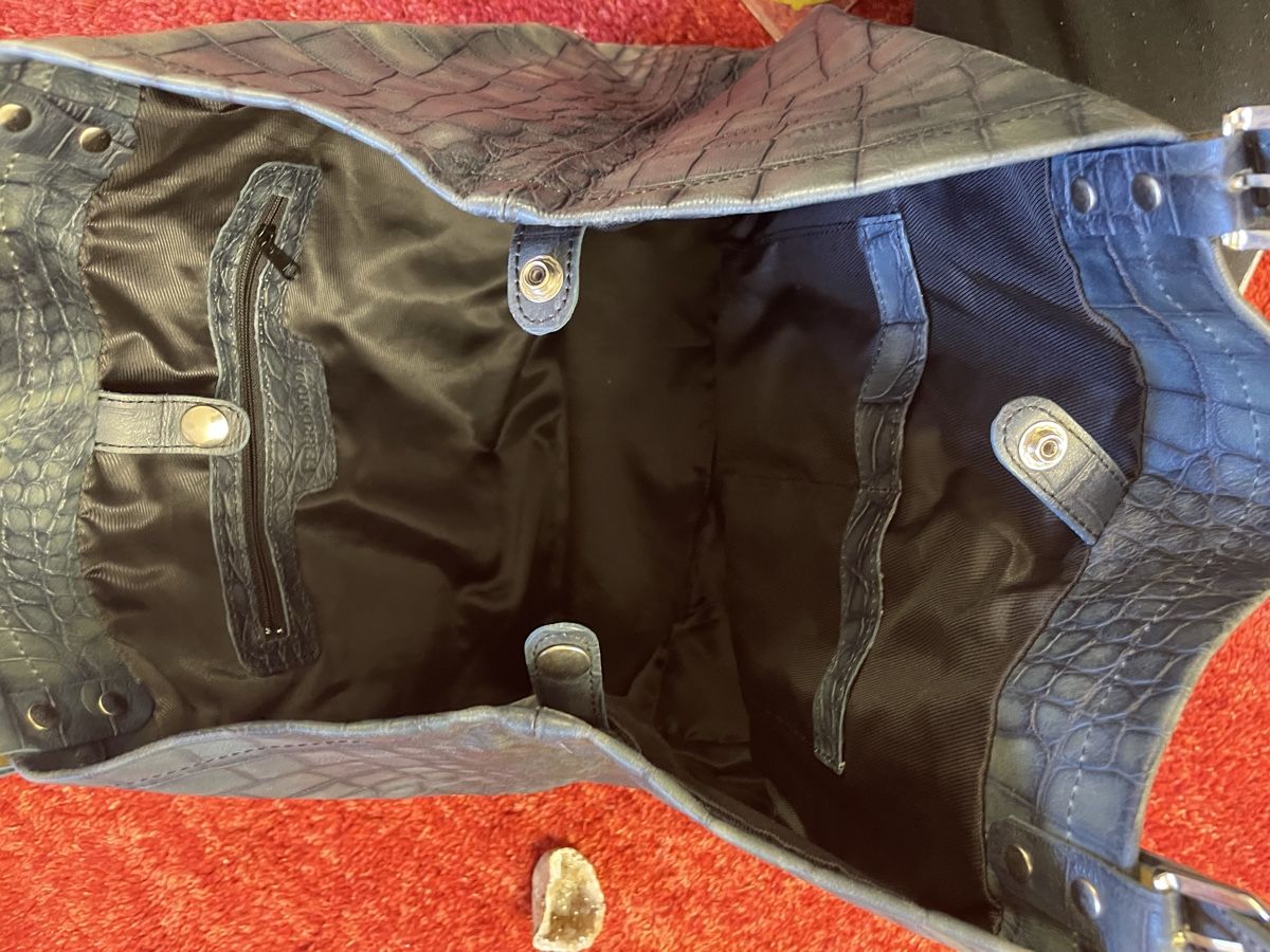 Borse da donna: Terranova Handtasche in Kroko Optik – Usato da Dittingen venduto da nje_9nlt 1