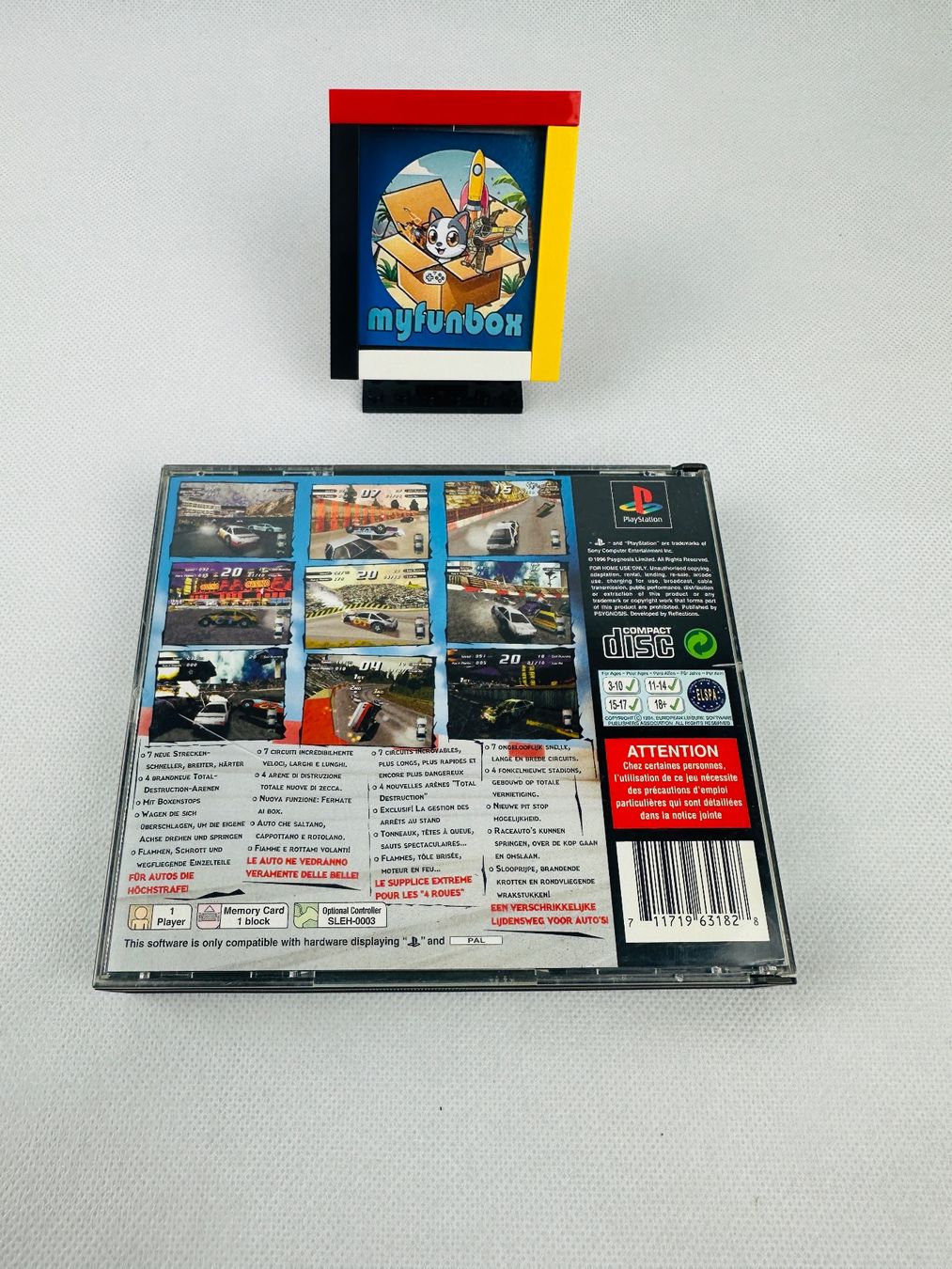 Spiele: Playstation 1 PS1 Destruction Derby 2 CIB Big Box – Gebraucht aus Kappel SO von MyFunBox 1