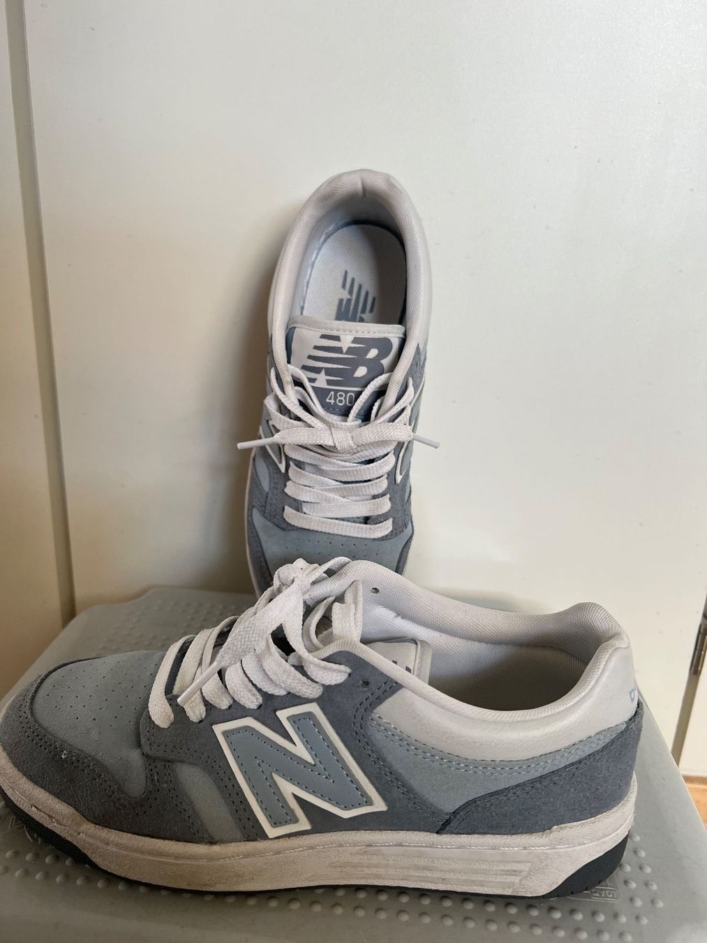 Damenschuhe: New Balance 480 (hellblau) – Gebraucht aus Steinhausen von gendai