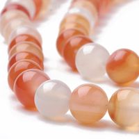 Karneol Perlen 8mm, 1 Strang