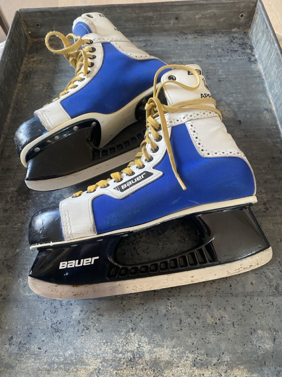 Bauer Pattini da ghiaccio: Eishockeyschlittschuhe Bauer blau weiss Gr.41 – Usato da Embrach venduto da bea_8424 3