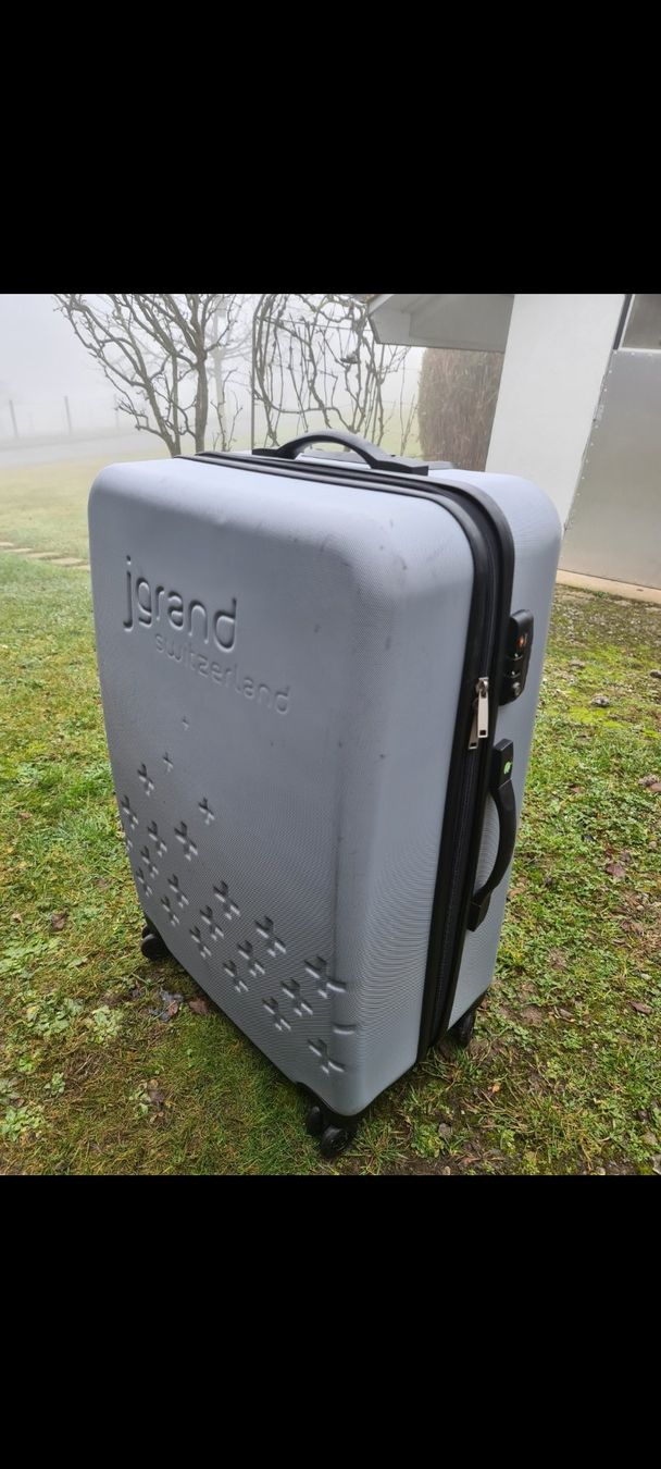 Valigie: JGRAND Reisekoffer Grau – Usato da Niederlenz venduto da DaveDasWahnsinn 2