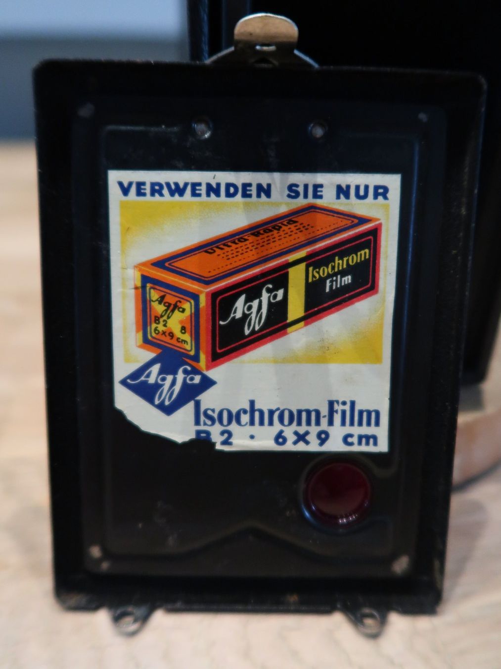 Agfa Fotocamera: Agfa Box camera 120mm Rollfilm – Usato da La Chaux-de-Fonds venduto da Criste 1
