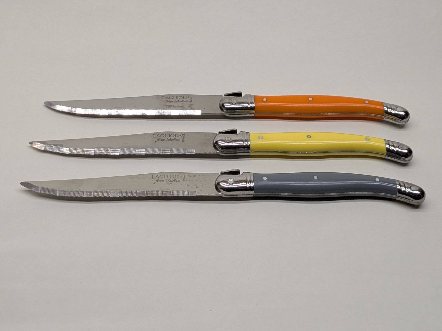 Coltelli: Laguiole Steakmesser Set, 6-teilig mit Holzblock – Usato da Bern venduto da F_M_A 3