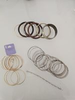 Armreifen Gold, Silber, braun je 3 Sets