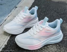 Sneaker Schuhe Weiss Roas und Blau Nr. 6