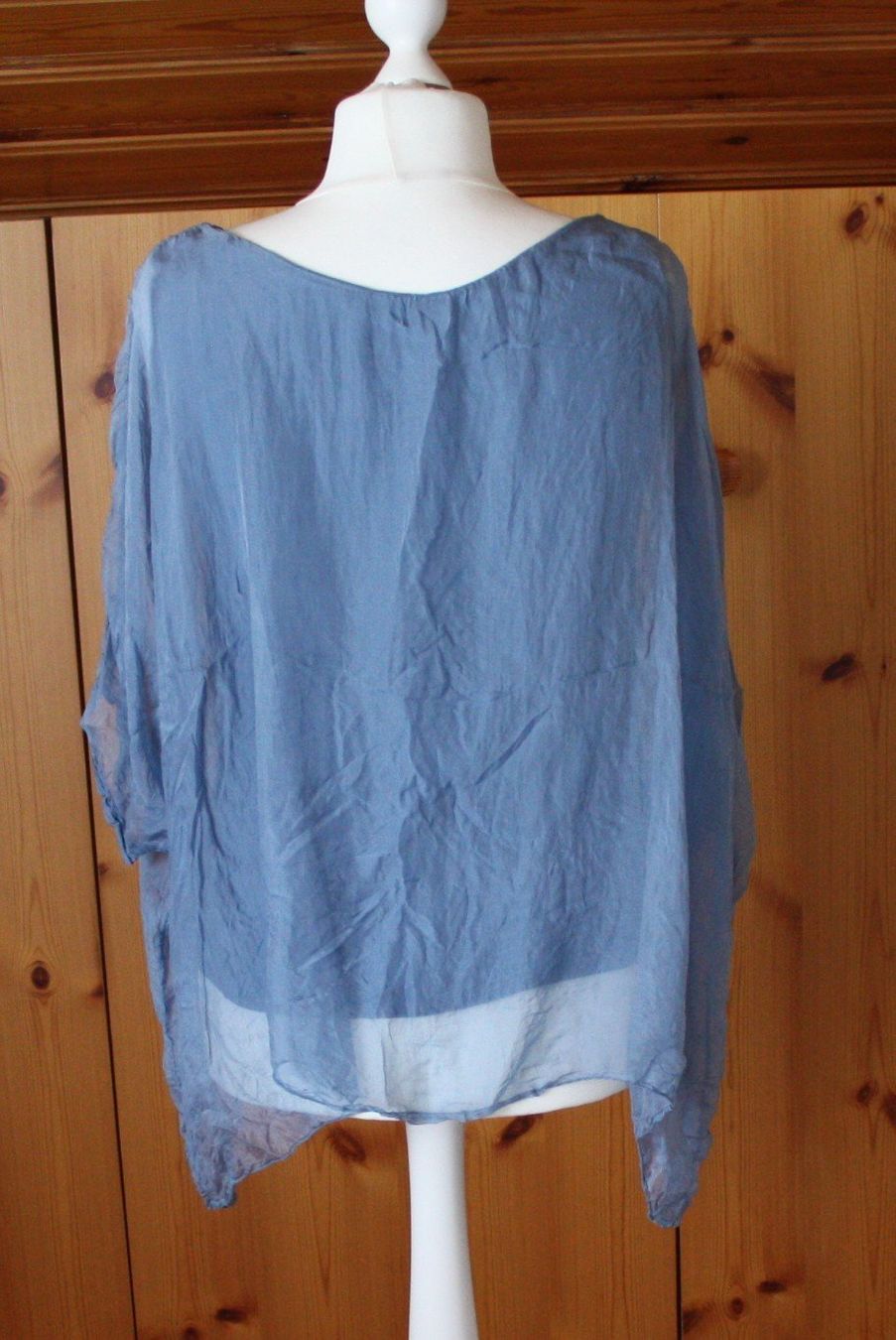 Blusen: Bluse blau Gr. XL – Gebraucht aus Flüelen von Diversicum-Textil 4