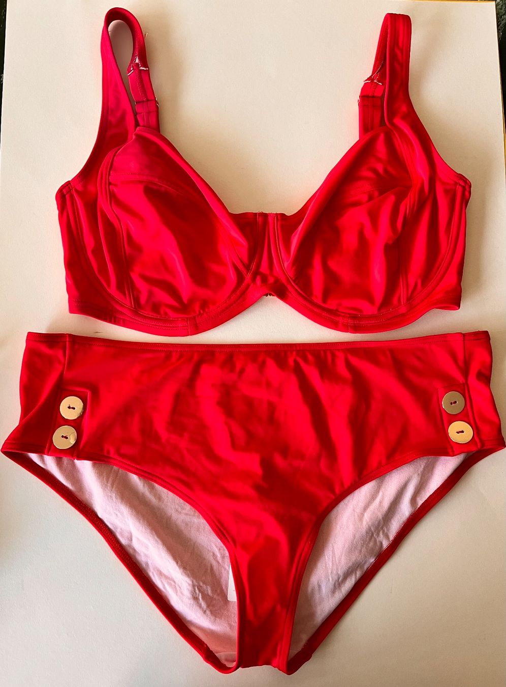 Costumi da bagno & Bikini: VIVANCE, Bikini, Grösse 42G, Farbe Rot – Nuovo e nell'imballaggio originale da Rudolfstetten venduto da gst_g7xl