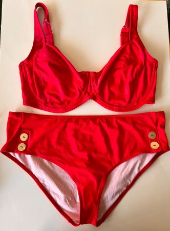 VIVANCE, Bikini, Grösse 42G, Farbe Rot