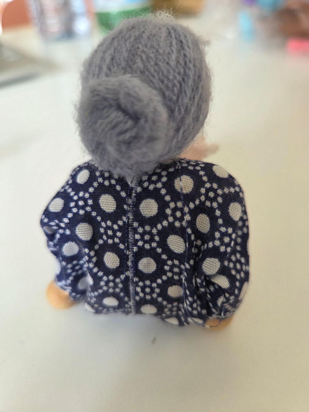 Bambole: Biegepuppe, 12 cm, Grossmutter, Puppe, Püppchen – Usato da Arlesheim venduto da Vera6 3