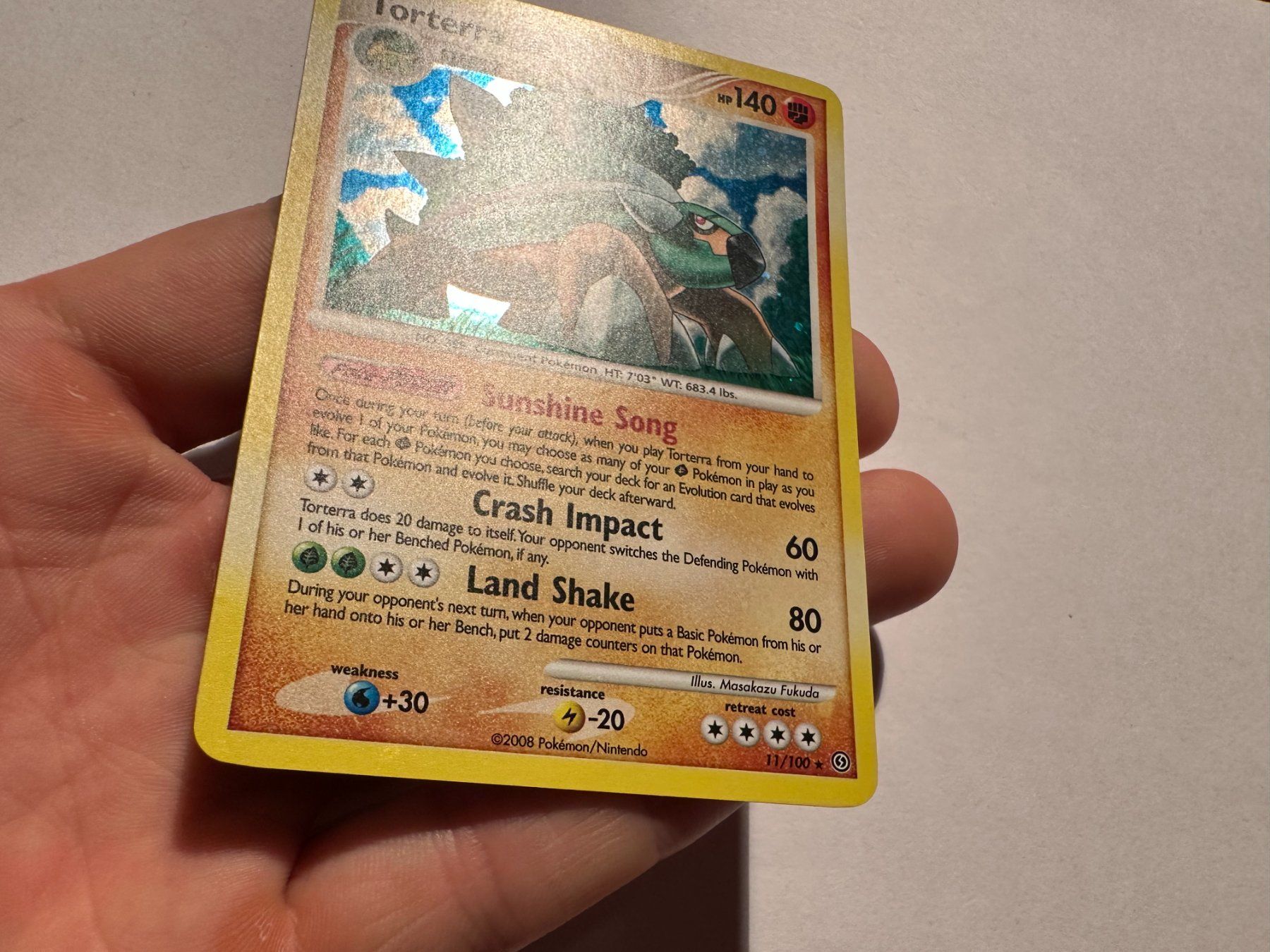 Pokémon Carte collezionabili: Torterra holo D&P Stormfront EN – Usato da Hagendorn venduto da Pokecollectorch 2