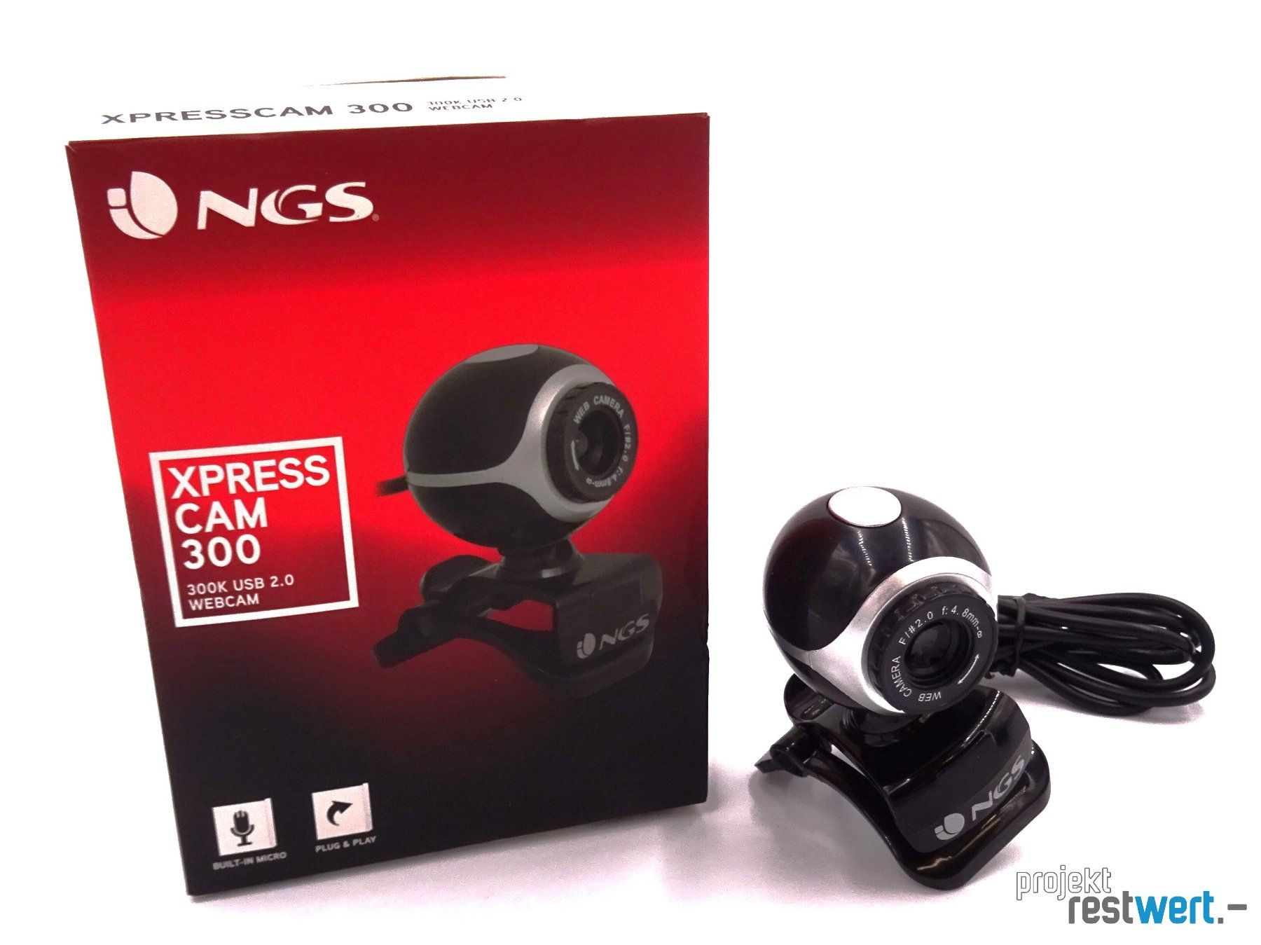 Webcams: Schwarze Webcam von NGS – Neu (gemäss Beschreibung) aus Bülach von restwert_buelach 2
