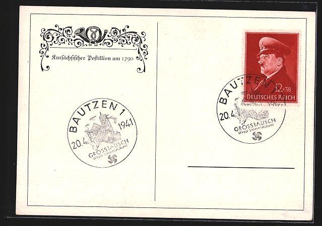 Cartes postales: Kursächsischer Postillion um 1790 – D'occasion à Berlin par bartko-reher 1