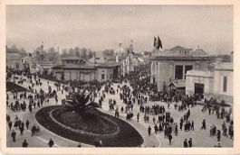 4x Gruss von der MUSTERMESSE MAILAND 1928