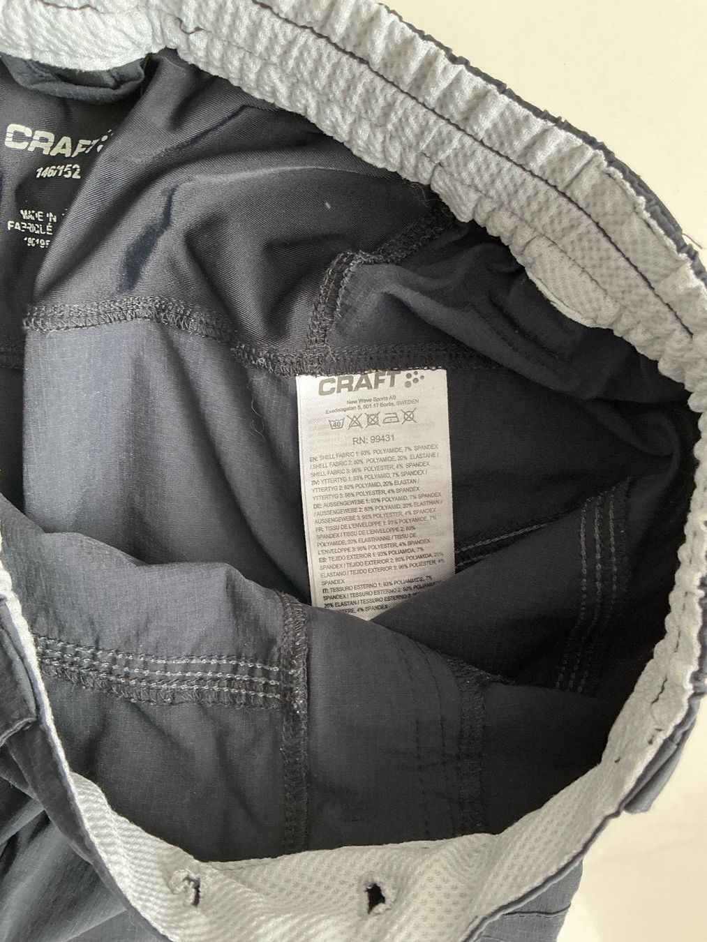 Craft Pantaloni: Craft Bikehose Gr.146/152 – Usato da Biel-Benken BL venduto da Sahra1 3