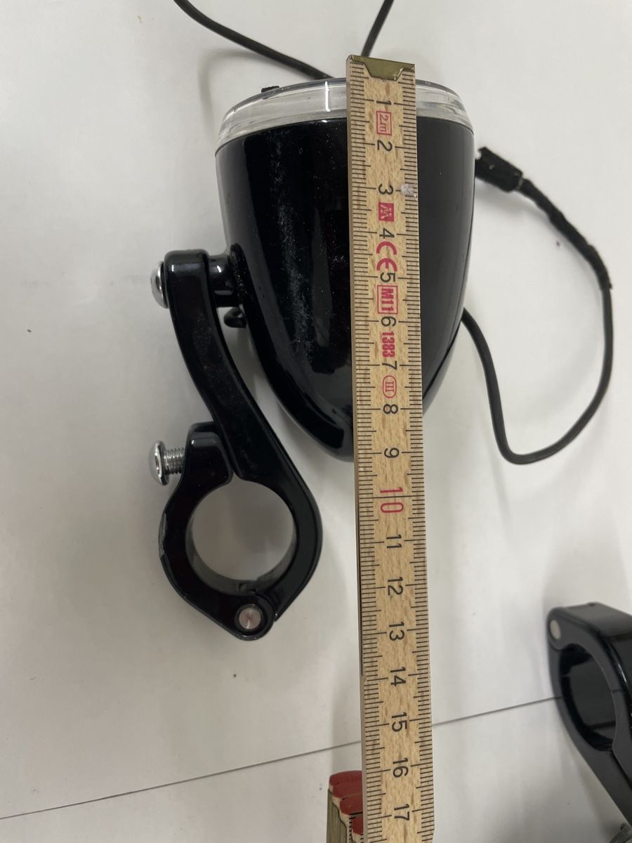 Fari: Retro Motorrad Zusatzscheinwerfer Set schwarz – Usato da Zürich venduto da feuerstern 6