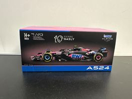 Neu Spielzeug burago BWT Alpine A524 (1x)
