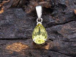 Lemon Quartz Anhänger 7x10mm