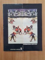 Singapore Airlines International Route Map, vintage