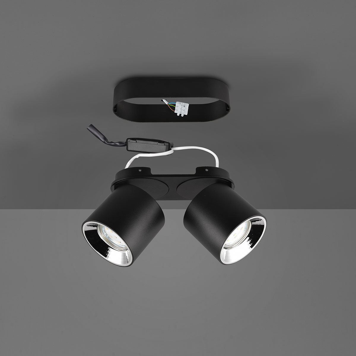 Lampadari & plafoniere: Deckenleuchte, Schwarz, 18 cm x 8 cm – Nuovo (secondo la descrizione) da Kreuzlingen venduto da Smart-Light 2