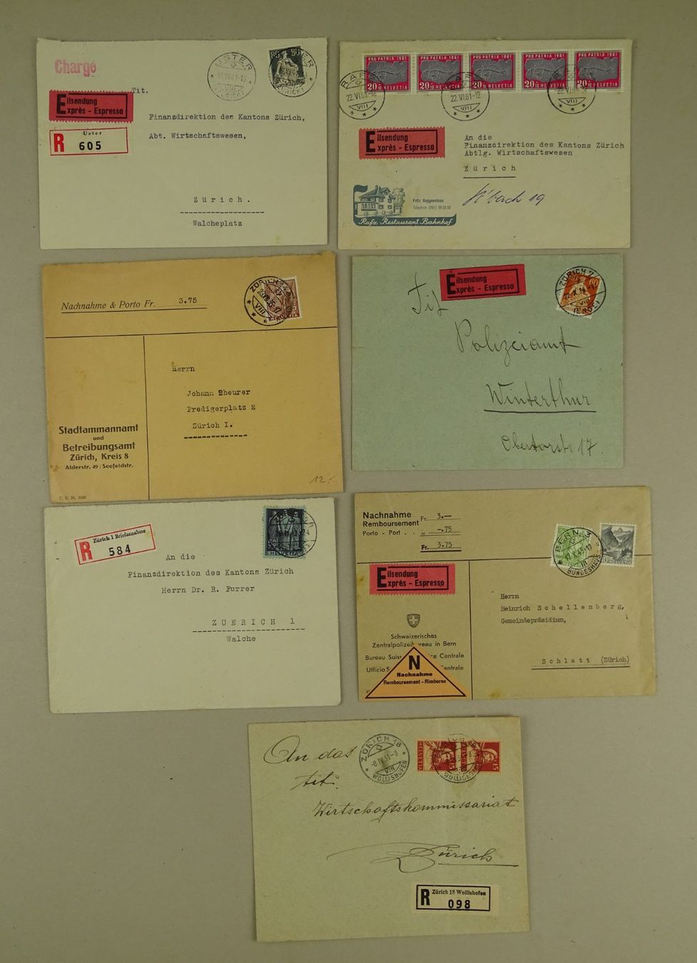 Tous les timbres: SCHWEIZ, 26 ÄLTERE BRIEFE/KARTEN – D'occasion à Grüningen par Kartensammler 2