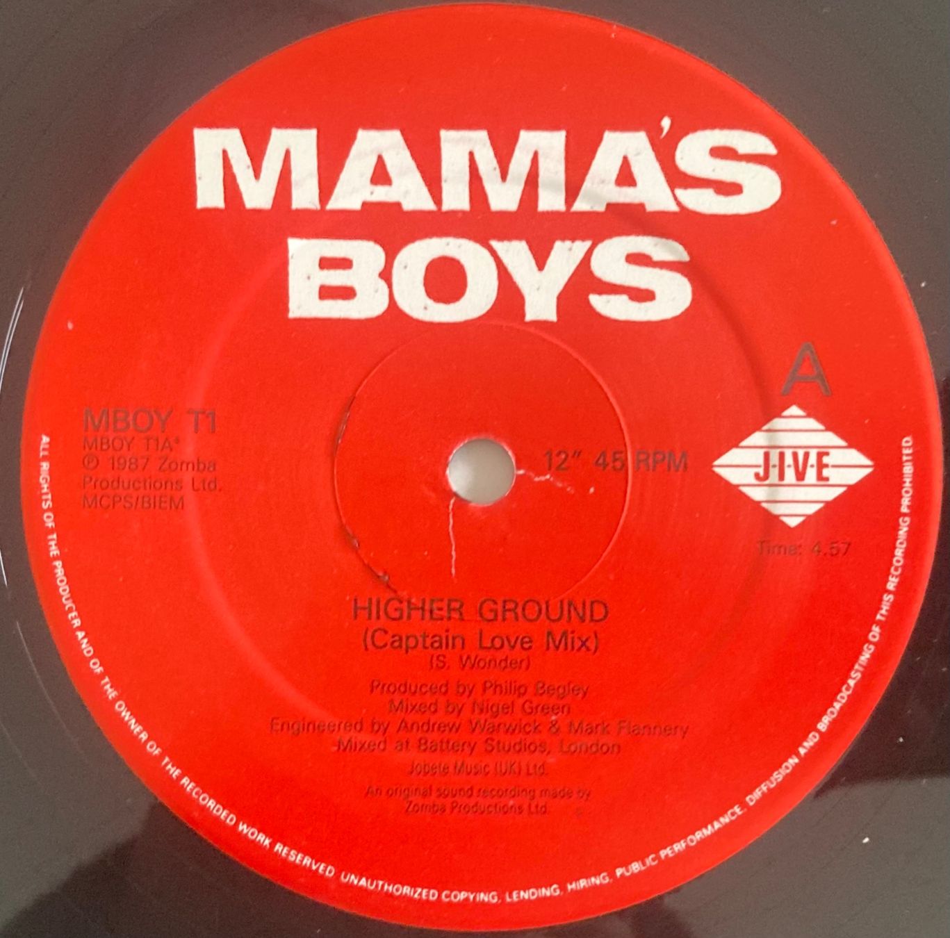 Dischi in vinile: MAMA'S BOYS - HIGHER GROUND – Usato da Poliez-Pittet venduto da Newtown-Records 2