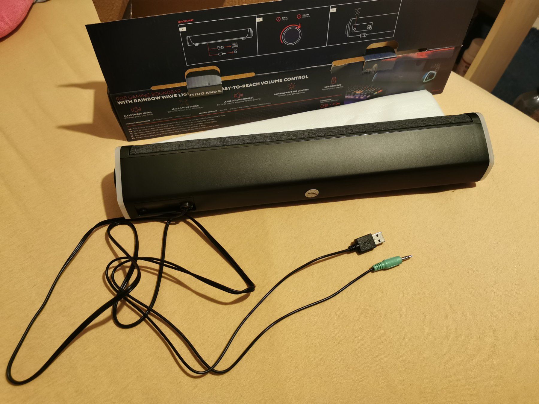 Lautsprecher: RGB Gaming Soundbar – Neu (gemäss Beschreibung) aus St.Gallen von tharuna 2