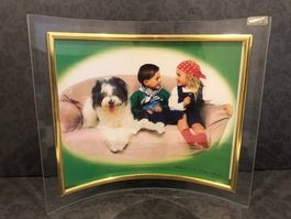 Magnifique cadre photo en verre