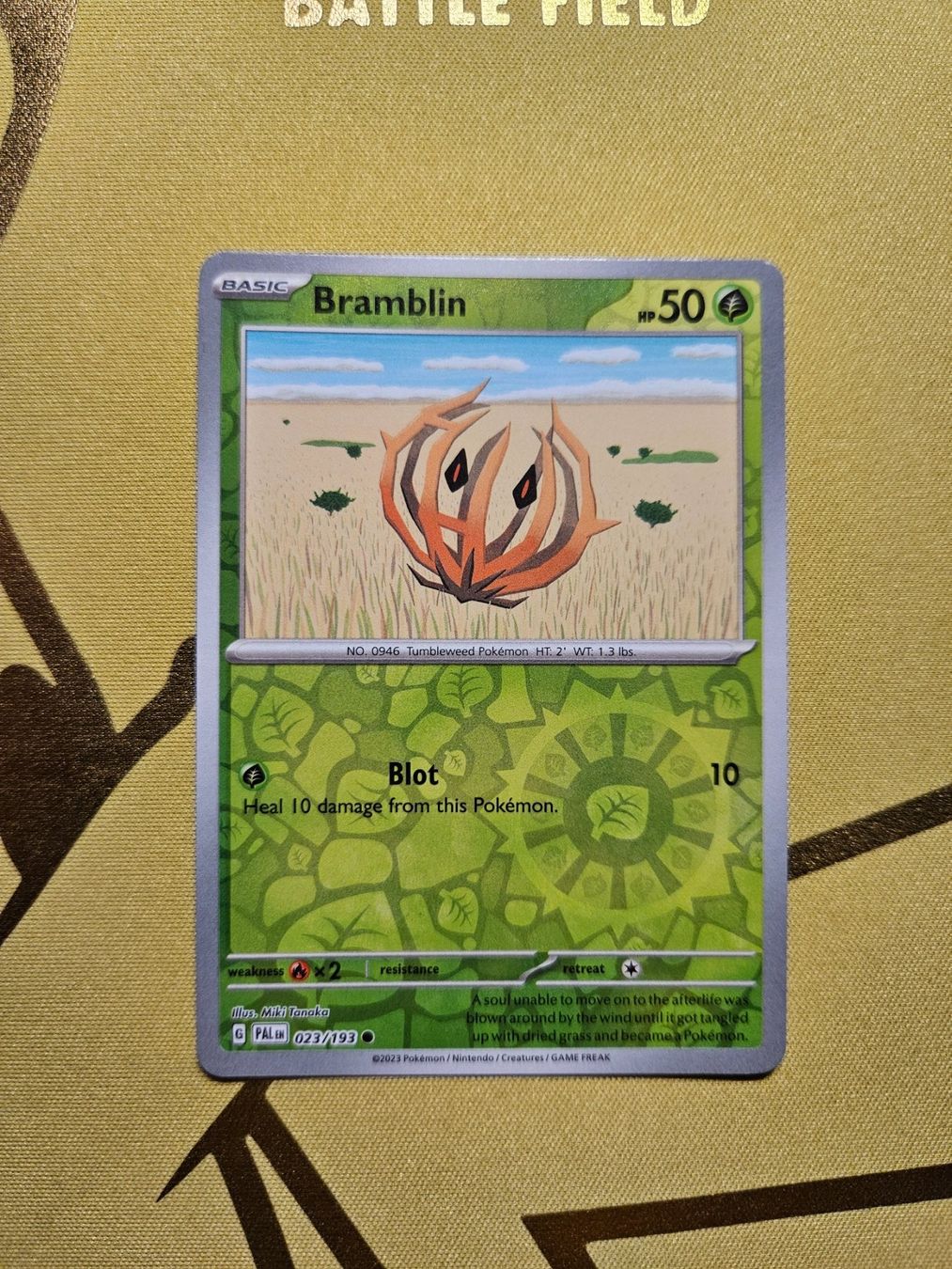 Pokémon Carte collezionabili: Paldea Evolved - Bramblin – Usato da Bellinzona venduto da Pokemarco