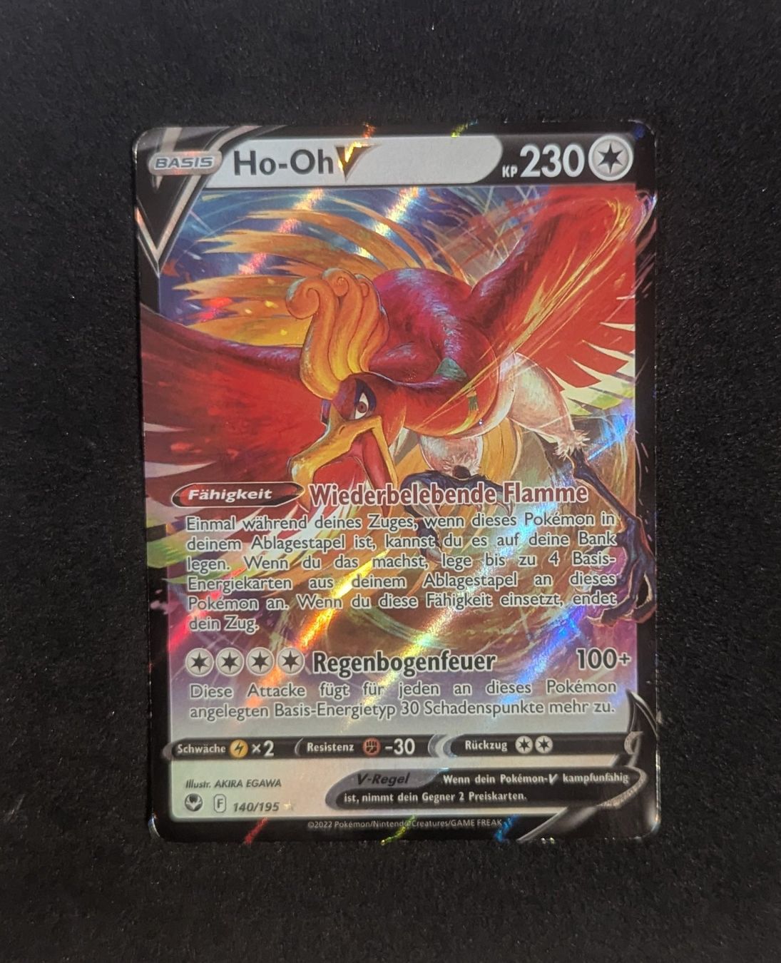 Pokémon Carte collezionabili: Ho-Oh V SIT 140/195 DE – Usato da Zürich venduto da printz7