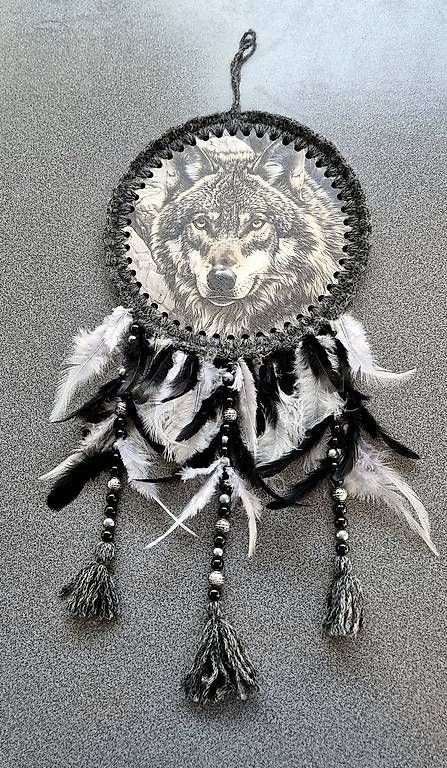 Tutte le decorazioni: Wolf Traumfänger, Tür-Fensterdekoration – Usato da Goldswil venduto da Sandra7319