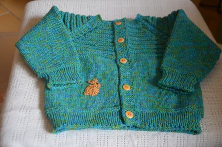 TAILLE 80 - VESTE NEU - HANDARBEIT