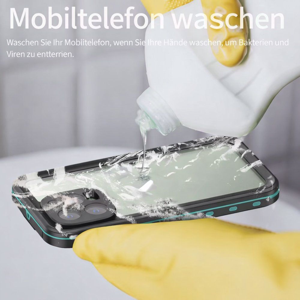 Apple Cover & Protezioni schermo: iPhone 13 Pro Wasserfest Hülle Panzerglas 360 – Nuovo e nell'imballaggio originale da Chiasso venduto da online.shop 6