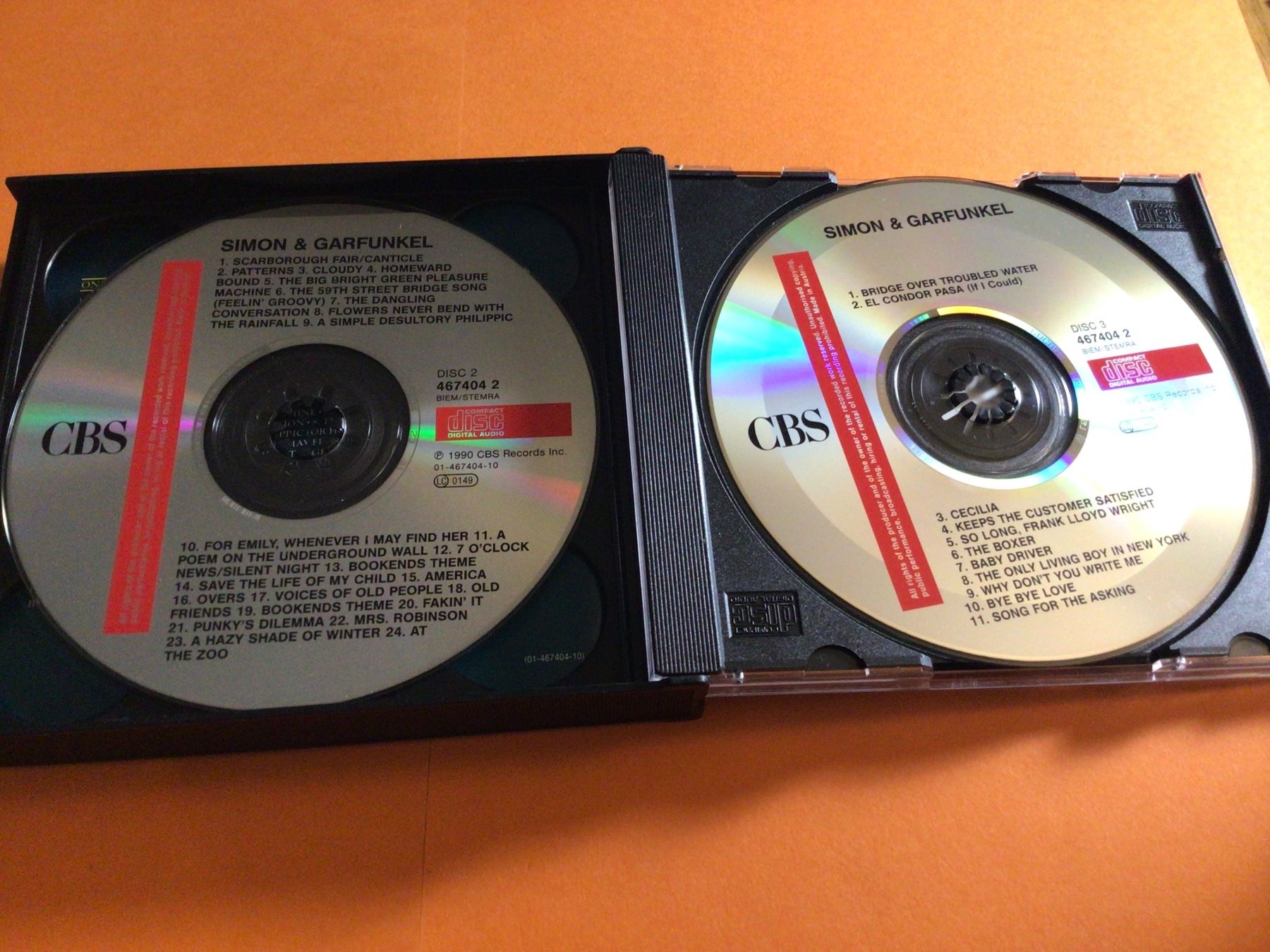 CD: SIMON & GARFUNKEL, Collected Works, 3 CDs, 1990 – Usato da Steinach venduto da Quarkie 2