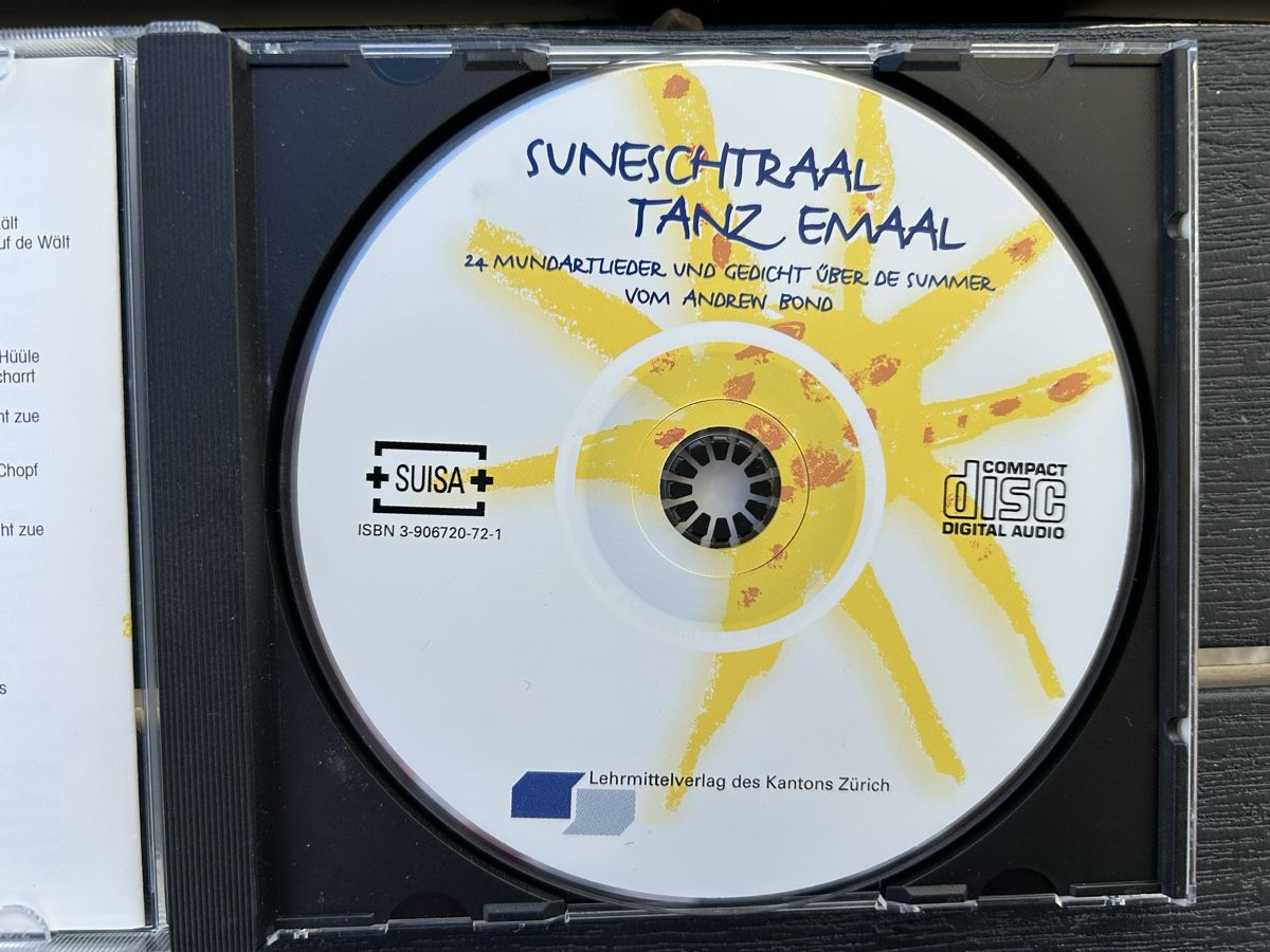 CDs: CD: Suneschtraal Tanz Emaal, Andrew Bond - Mundartlieder – Gebraucht aus Wolhusen von eve_m6cg 1