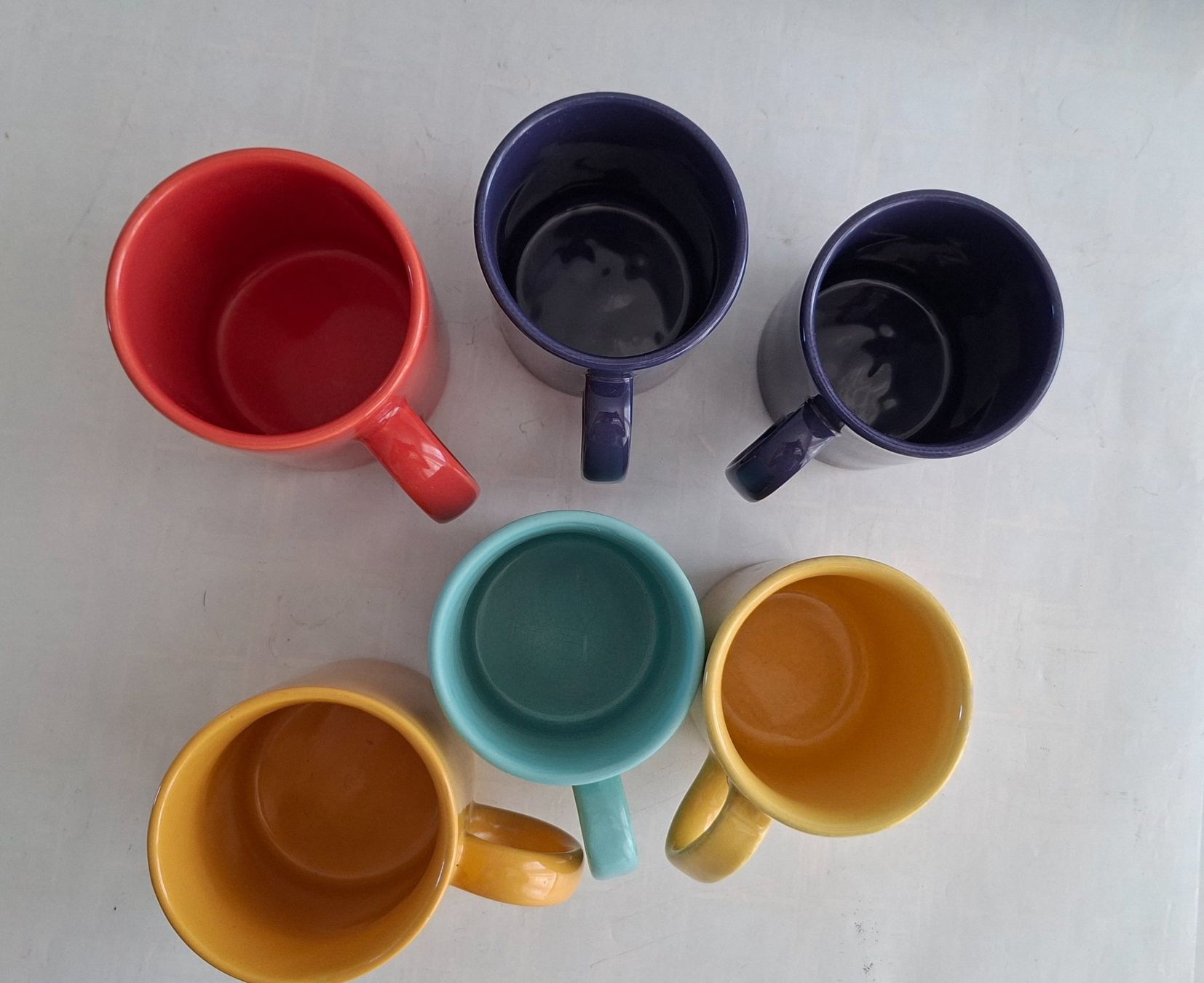 Rössler Tazze: 6er Set farbige Kaffee Tassen – Usato da Opfikon venduto da Diversamente 5