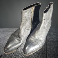 👢 Italienischer Chic: Stiefeletten VERO CUOIO, Gr. 36 🩶