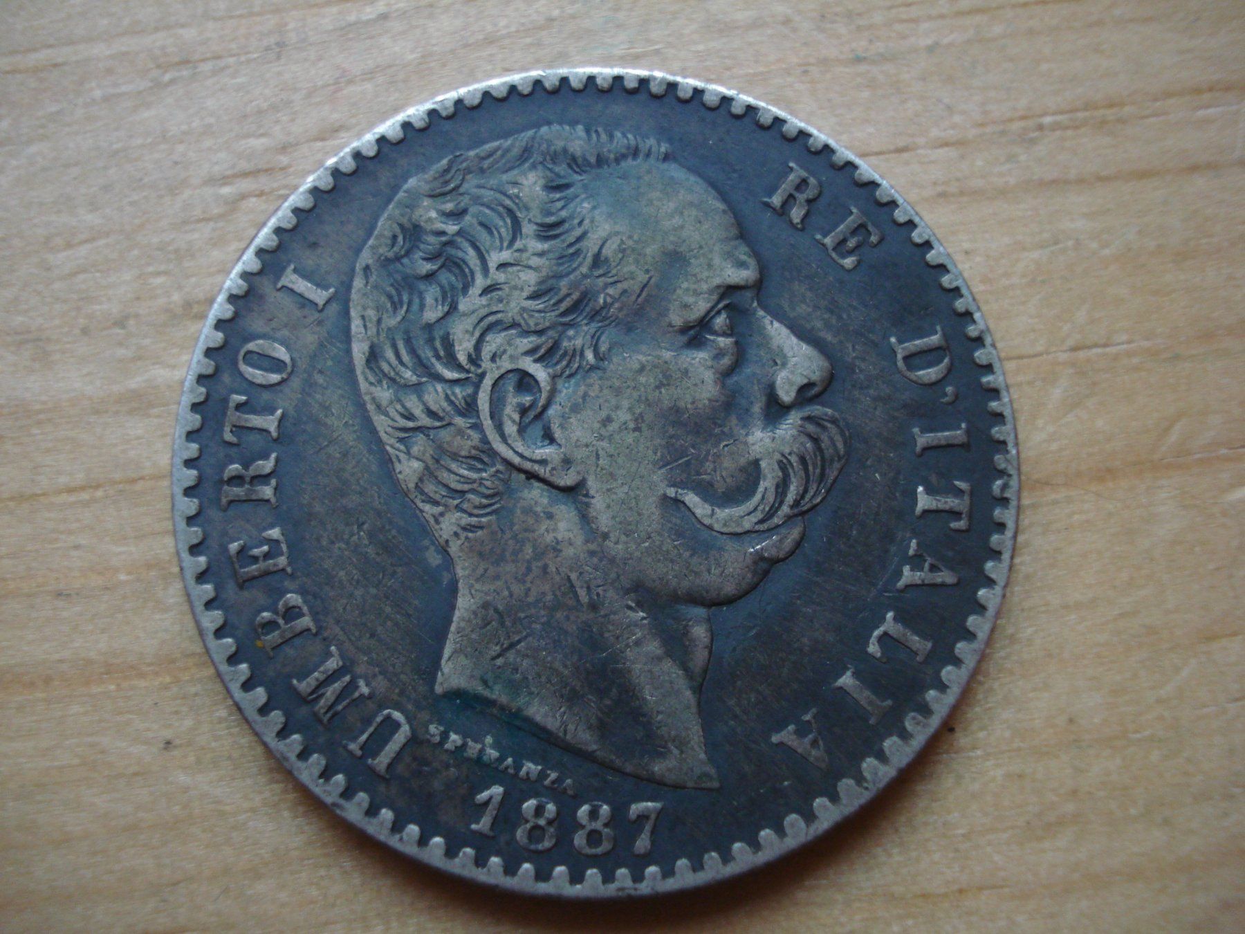 Tutti le monete: (Silver) 2 Lire UMBERTO I  1887 – Usato da Erlach venduto da Net-Coins 1