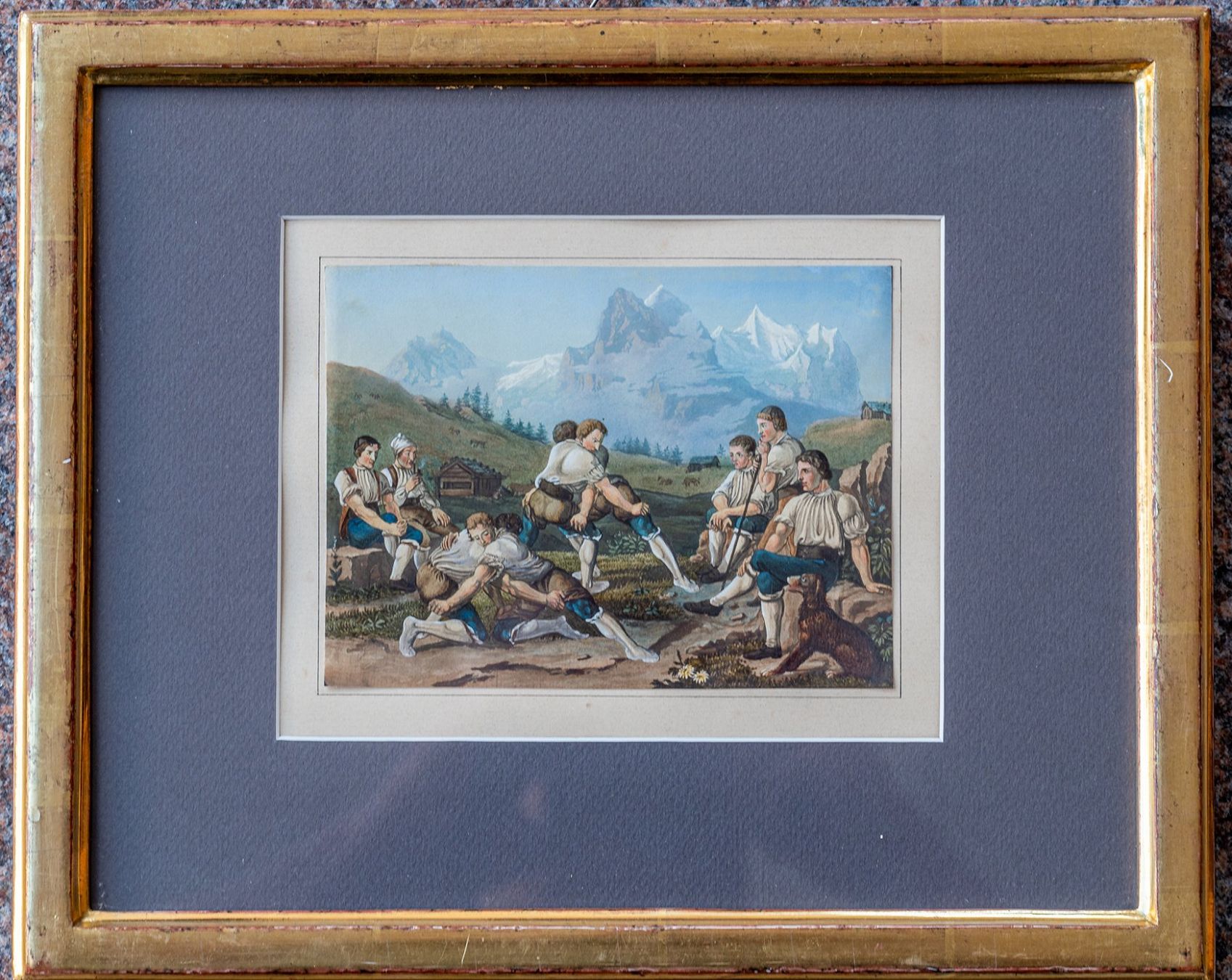 Gravures: Antiker Stich: Schwingen – D'occasion à Netstal par 3leon